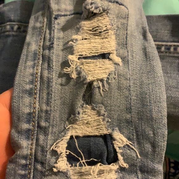 High rise crop Jean leggings - Picture 4 of 6